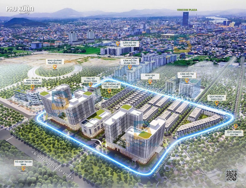 Tổng Quan 10 kết nối giao thông phú xuân city
